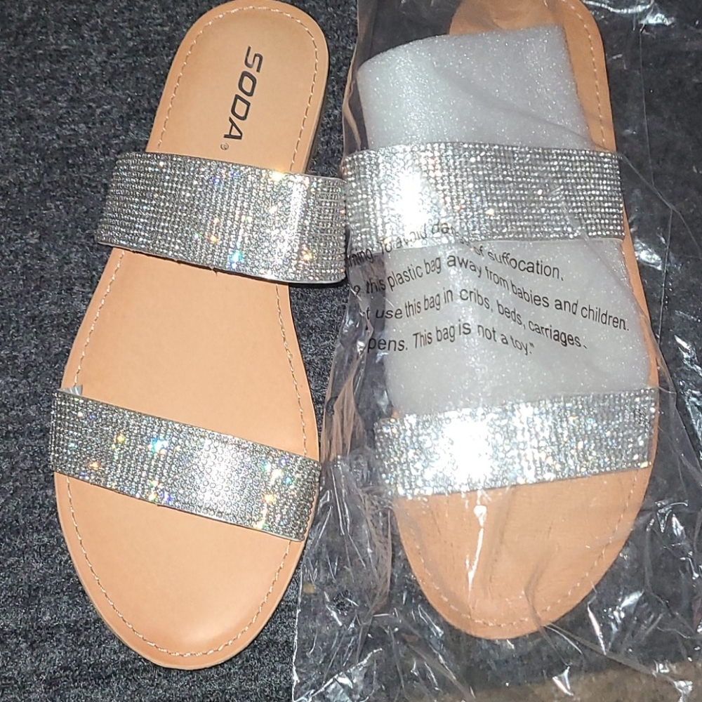 Rhinestone sandals